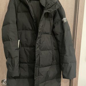 Athletes - Black Winter Jacket - XL (Long & Warm)